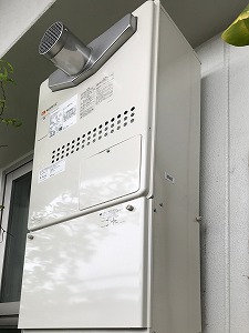 草津市M様邸　給湯器施工後